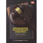 Adv. U. P. Deopujari's Maharashtra Departmental Enquiries (Rules & Procedure) by Nagpur Law House 